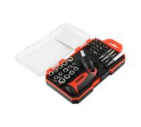 Timco 468136 Ratcheting Screwdriver Bit Set 46 Pieces Case 46
