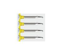 TIMco 4865COLLW Collated Wing Tip Screw BZP 4.8 x 65mm Box of 500