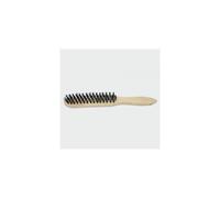 TIMco 4SBHD Wooden Handle Wire Brush Steel 4 Rows