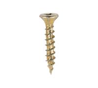 Timco 5.0 x 30mm Velocity Premium Multi-Use Screws - Pz - Double Countersunk - Yellow - Box of 200 50030VY