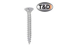 Timco 5.0x40mm Classic Multi-Purpose Screws Box 200 PZ Double Countersunk Fixing