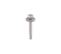 TIMco 5.5 x 32mm Size: 5.5 x 32mm Hex Exterior Self Drilling EPDM Light Section Screws (Box of 100)