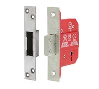 Timco 5 Lever Bs Ce Standard Mortice Sashlock - Satin Stainless Steel 66 Case...