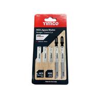 Timco 5 Pack Of Hcs Jigsaw Blades 100mm