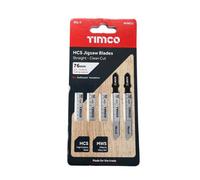 Timco 5 Pack Of Hcs Jigsaw Blades 76mm