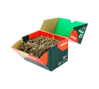 Timco 50050C2IND C2 Strong-Fix Multi-Purpose Premium Screws - Industry Pack - Pz - Double Countersunk - Yellow 5.0 X 50 Box 1000