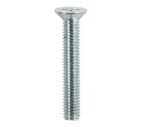 Machine Screw Pozi Countersunk Bright Zinc Plated M5 16mm Pack of 100