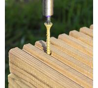 Timco 50C2D250BX C2 Deck-Fix Premium Decking Screws - Tx - Countersunk - Exterior - Green 4.5 X 50 Box 250