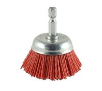 Timco 50SCN Drill Cup Brush - Nylon 50Mm Blister Pack 1