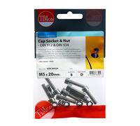 TIMCO Cap Socket Screws DIN912 A2 Stainless Steel - M5 x 20