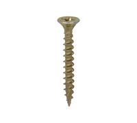 Timco 6.0 x 50mm C2 Strong-Fix - Pz - Double Countersunk - Twin-Cut - Yellow - Box of 200 60050C2