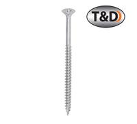 Timco 6.0x100mm Classic Multi-Purpose Screws - PZ Double Countersunk,Pack of 100