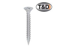 Timco 6.0x50mm Classic Multi-Purpose Screws - 200Pc PZ Double Countersunk Fixing