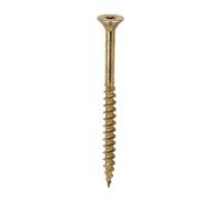 Timco 60080C2C C2 Clamp-Fix Multi-Purpose Premium Screws - Tx - Double Countersunk - Yellow 6.0 X 80 Box 200