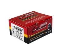 Timco 60130VY Velocity Premium Multi-Use Screws - Pz - Double Countersunk - Yellow 6.0 X 130 Box 100