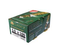 Timco 60180C2 C2 Strong-Fix Multi-Purpose Premium Screws - Pz - Double Countersunk - Yellow 6.0 X 180 Box 100