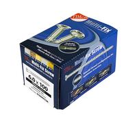 TIMCO Masonry Screws TX Countersunk Zinc - 6100MFCSK - Pack of 100- you get 3
