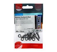 TIMCO Button Socket Screws ISO7380 A2 Stainless Steel - M6 x 16