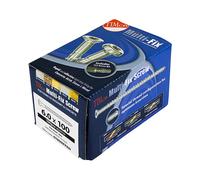 Timco 660MFPAN Masonry Screws - Tx - Pan - Zinc 6.0 X 60 Box 100