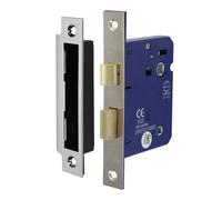 Timco 675222 Bathroom Lock - Satin Nickel 78Mm Box 1