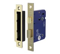 Timco 675248 Bathroom Lock - Electro Brass 78Mm Box 1