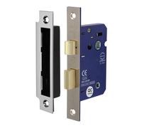 Timco 675359 Bathroom Lock - Satin Nickel 65Mm Box 1