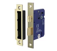 Timco 675456 3 Lever Sashlock - Electro Brass 78Mm Box 1