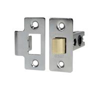 Timco 675647 Economy Tubular Latch - Nickel 79.5Mm Plain Bag 1