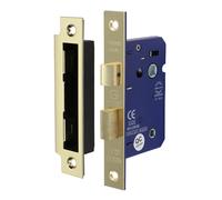 Timco 675861 Bathroom Lock - Electro Brass 65Mm Box 1
