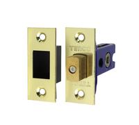 Timco 675999 Architectural Tubular Deadbolt - Electro Brass & Satin Nickel 65.5Mm Plain Bag 1