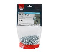 Timco 6NPB Nylon Nuts - Type P - Zinc M6 TIMbag 300