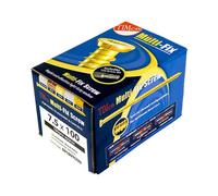 Timco 7.5 x 100mm Concrete Screws - Tx - Flat Countersunk - Yellow - Box of 100 00100TCON
