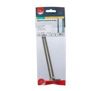 Timco 7.5 x 150mm Concrete Screws - Tx - Flat Countersunk - Yellow - TIMpac of 2 00150TCONP