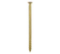 Timco 7.5 x 80mm Concrete Screws - Tx - Flat Countersunk - Yellow - TIMpac of 4 00100TCONP