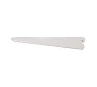 Timco 712321 Twin Slot Shelf Bracket - White 270Mm Unit 1