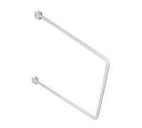 Timco 712369 Twin Slot Flexible Bookend - White 200Mm