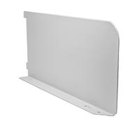 Timco 712761 Twin Slot Shelf End - White 300Mm