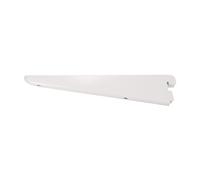 Timco 712987 Twin Slot Shelf Bracket - White 220Mm Unit 1