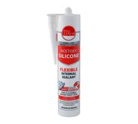 Timco 732480 Acetoxy Silicone - White 300Ml Cartridge 1
