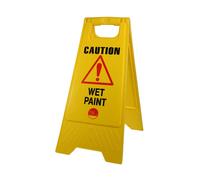 Timco 747654 A-Frame Safety Sign - Caution Wet Paint 610 X 300 X 30 Bag 1