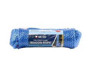 Timco 767711 Wagon Rope - Blue Polypropylene 9Mm X 27M Unit 1