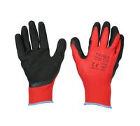 Timco 770347 Toughlight Grip Gloves - Sandy Latex Coated Polyester X Large