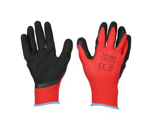 Timco 770347 Toughlight Grip Gloves - Sandy Latex Coated Polyester X Large