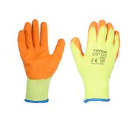 TIMCO Ecogrip Gloves Crinkle Latex Coated Polycotton Multi Pack - 770- you get 3