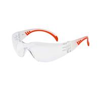 TIMCO Comfort Safety Glasses - Lightweight safety glasses with soft arms to give extra comfort and grip around the ears and temples when worn for long periods - Clear