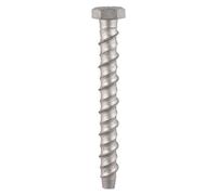 Timco 8.0 x 75mm Masonry Bolts - Hex - Exterior - Silver - TIMpac of 4 MF875PRE
