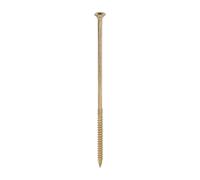 TIMco TX40 C2 Clamp-Fix Multi-Purpose Screws 8.0 x 225mm CSK (Box of 50) Yellow