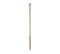 TIMco TX40 C2 Clamp-Fix Multi-Purpose Screws 8.0 x 275mm CSK (Box of 25) Yellow