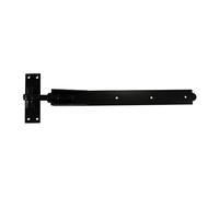 TIMCO Pair of Adjustable Band & Hook on Plates Black - ABH450B- you get 2