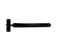 Timco Adjustable Band & Hook On Plates Hinges Black - 450mm